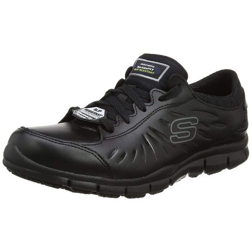 Skechers Eldred, Chaussures De Sécurité Femme, Noir (Blk), 38 Eu