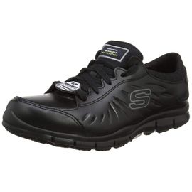 Skechers Eldred, Chaussures De Sécurité Femme, Noir (Blk), 38 Eu