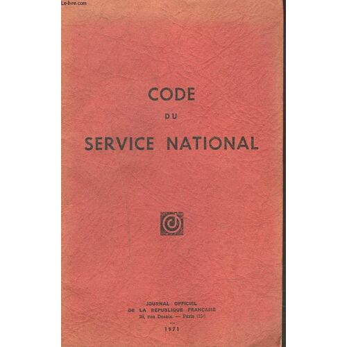 Code Du Service National