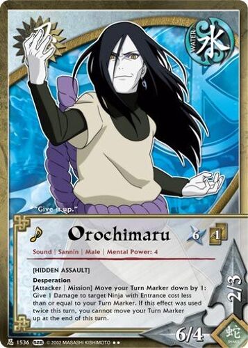 Ni 1536 Orochimaru (Hidden Assault) Série 26 Us Avenger's Wrath