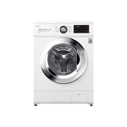 Machine à laver hublot séchante LG F854M22WR - WiFi - 60x55x85 cm (lxpxh) - 58 litres - 8 kg - 1400 tours/min - blanc