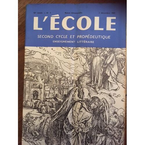L'école 52è Année N°7