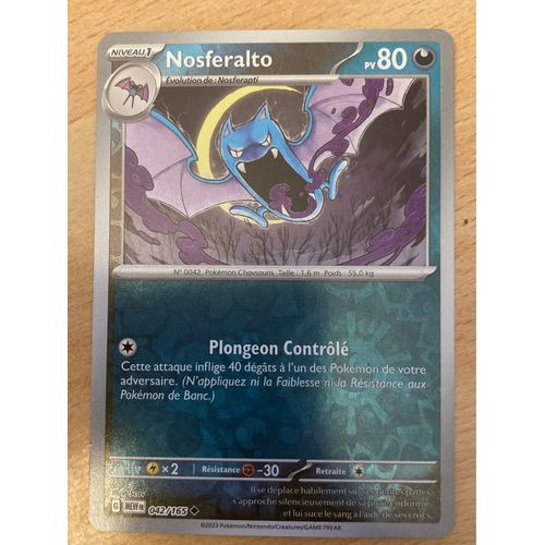 (2380) Nosferalto 42/165 Pokemon 
