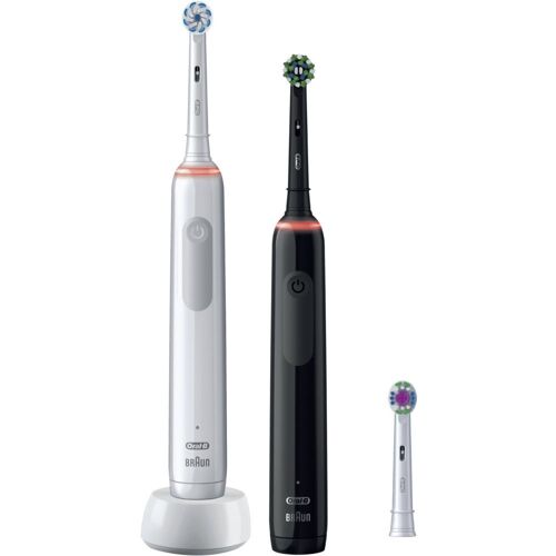 Oral-B Pro 3 3900 Jas22 Bk/Wh Mit 2. Handstück