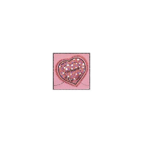 Saint Valentin. Coeur Cacharel Tissu Liberty