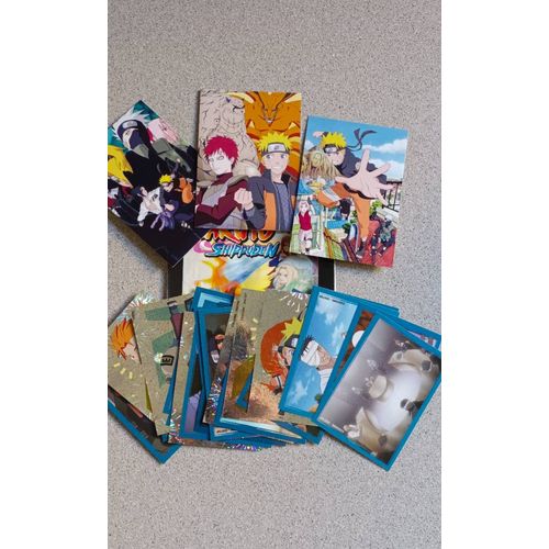 Lot De 10 Images Et Carte Naruto Shippuden Panini