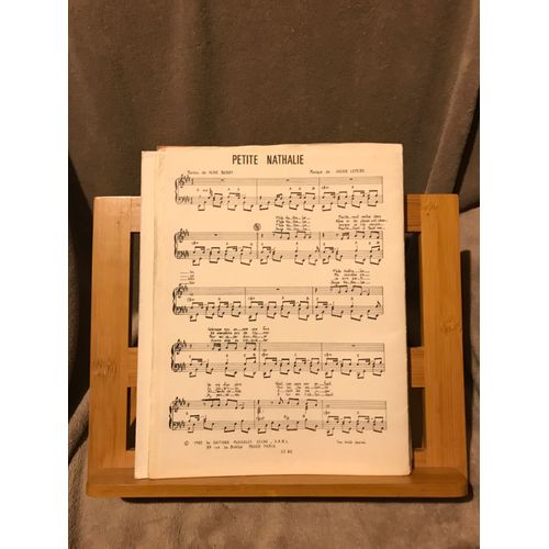 Herbert Léonard Petite Nathalie Partition Chant Piano Accords Ed. Celine 1980