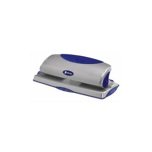 Rexel P425 Perforateur 4 Trous, Argent/Bleu