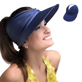 Écran Solaire / Chapeau De Soleil Ouvert Bleu Foncé