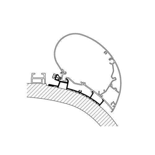 Adaptateurs Carthago Jusqu'à 2013 Pour Stores Omnistor 6300/9200 Thule