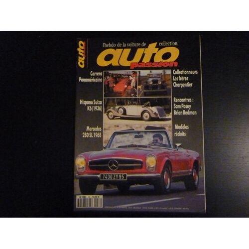 Auto Passion Carrera Mercedes 280 Sl N°58