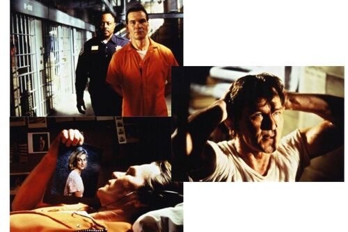 Lettres À Un Tueur (Letters From A Killer): Jeu De 3 Photos De Presse Argentique Couleur - Format 13x18 Cm - De David Carson Avec Patrick Swayze, Gia Carides, Roger E. Mosley - 1998