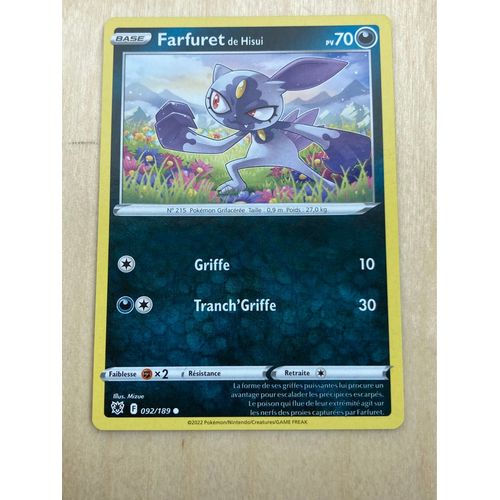 (1819) Farfuret De Hisui 92/189 Pokemon 
