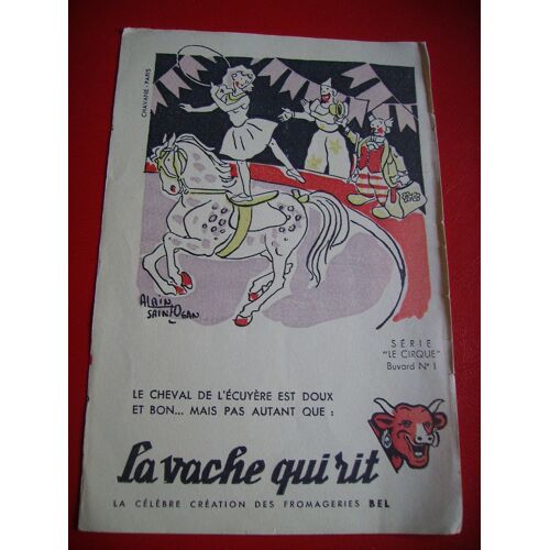 Buvard La Vache Qui Rit Série Le Cirque N° 1