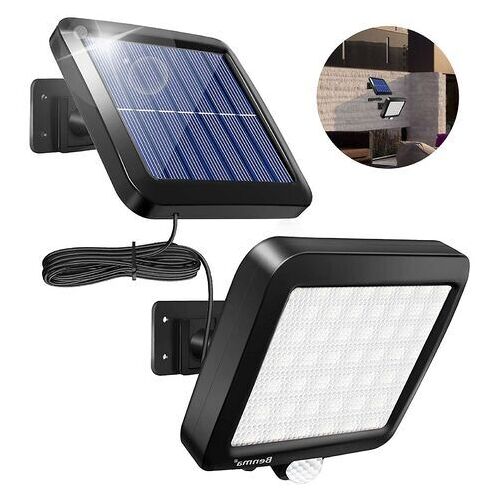 Applique Murale À Induction Solaire 56led De Type Split Éclairage De Garage Intérieur Et Extérieur-Bdd