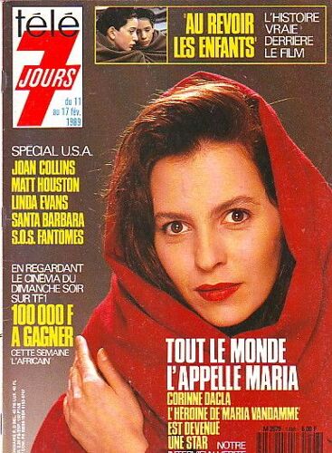 T7j Bernard Fresson 2p/ Michel Creton 3p/ Linda Evans Dynastie 2p/ Serge Lama 2p/ Georges Delerue 2p/ Matt Houston 2p/ Joan Collins 2p/ Robin Renucci 2p/ Corinne Dacla 2p/ Drucker 1/2p 1498