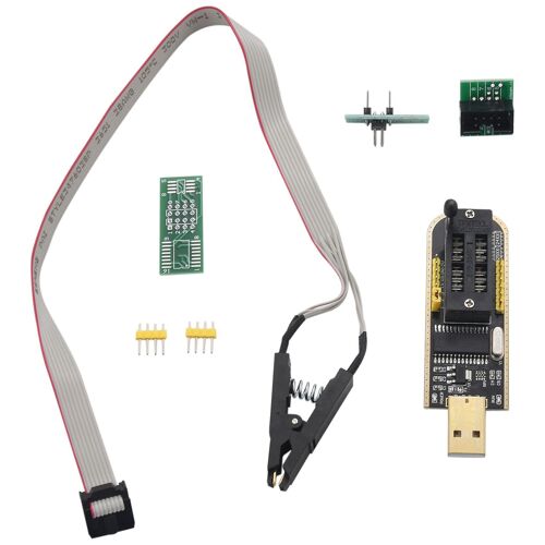 Sop8 Soic8 Test Clip For Eeprom 25cxx / 24cxx With Ch341a 24 25 Series Eeprom Flash Bios Usb Progra