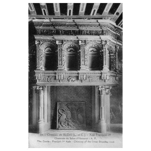 Chateau De Blois. Aile François Ier. Cheminée Du Salon D'honneur.