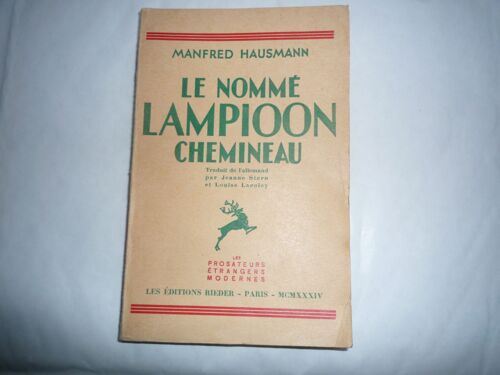 Le Nommé Lampioon, Chemineau.