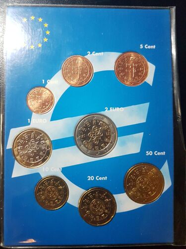 Coffret 8 Pièces Neuves Euros Portugal 2004