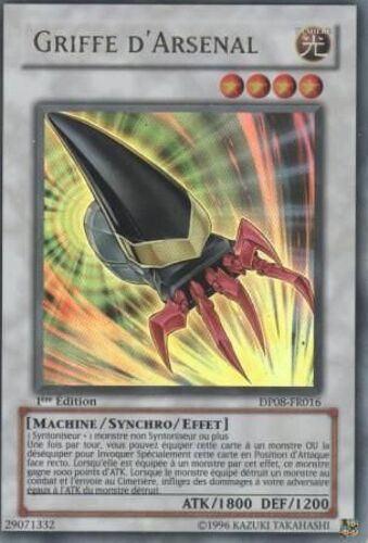 Carte Yu-Gi-Oh! "Griffe D'arsenal" Ultra Rare Dp08-Fr016
