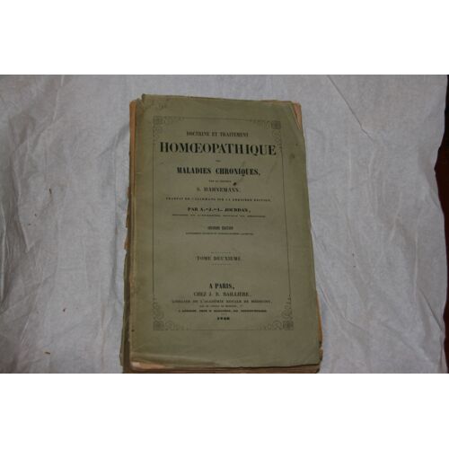 Doctrine Et Traitement Homéopathique Des Maladies Chroniques Tome 2