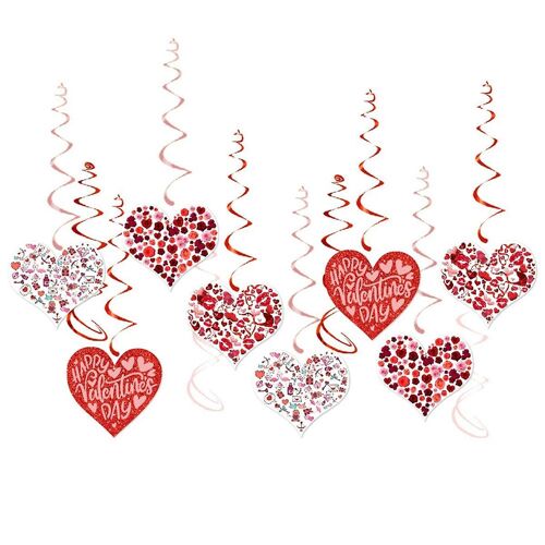 S Day Decoration Heart Spiral Tags 's Day Party Decoration Love Spiral Hanging Decoration