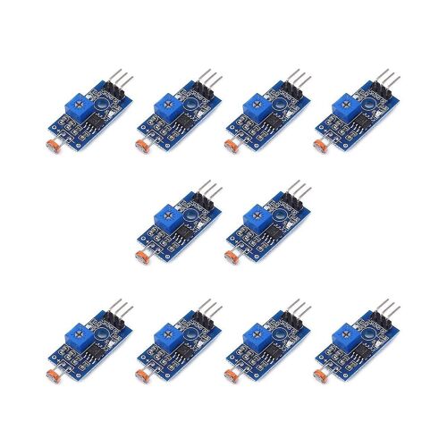 5mm Module de capteur photosensible Module de capteur Détection de lumière numérique Lm393 3 broches pour