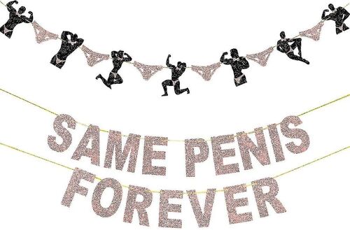 Bachelorette Party Banner, Rose Gold Bachelorette Party Decorations, Hen Party Banner Sign Decorations Bridal Shower Supplies