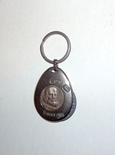 Porte Cles Euros Leonard De Vinci Metal