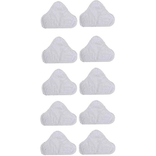 10 Pack de remplacement Steam Mop Microfiber Cloth Pad pour H2o Mop X5 Triangular Drag