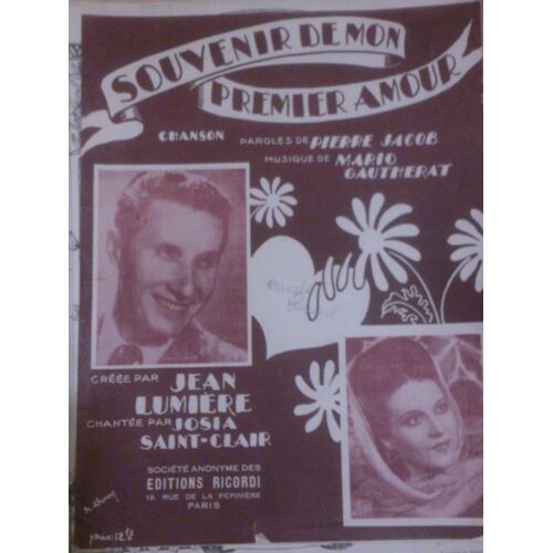 Souvenir De Mon Premier Amour