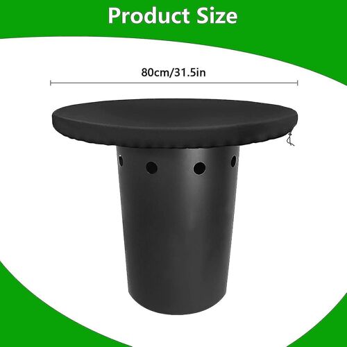 2024,Couvercle De Plaque De Feu Housse De Protection Ronde 420d Bâche De Bol À Feu 80 Cm Plaque De Gril Housse De Protection Imperméable À L'eau Anti Uv Plaque De Feu Accessoires Hn