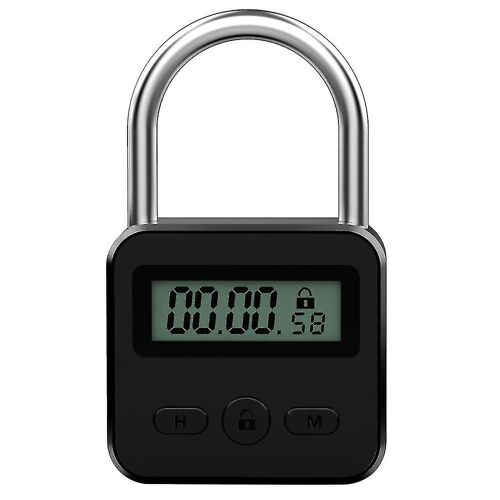 Métal Timer Lock Lcd Display Multi-Fonction Electronic Time 99 Hours Max Timing Usb Rechargeable Ti