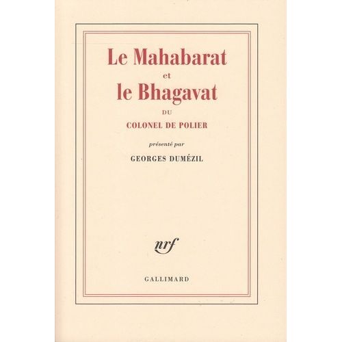 Le Mahabarat Et Le Bhagavat Du Colonel De Polier