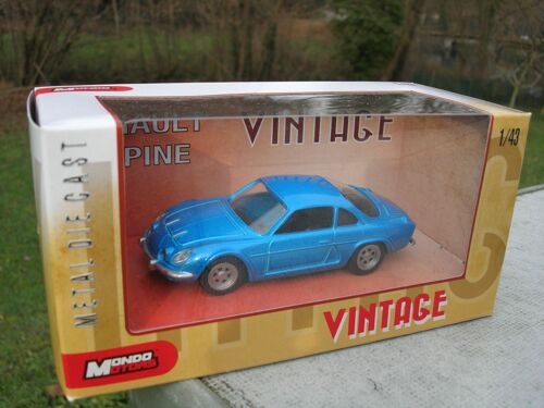 1/43 Renault Alpine A110 Bleue !-Mondo Motors