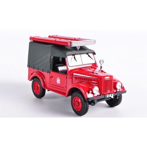 Gaz 69 Pmg20 4x4 Pompiers 1/43 Avec Capote Fermée 1964-Ist-Ixo