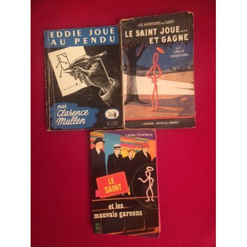 Lot 3 Livres Policiers E.O : 2 Leslie Charteris+ 1 Clarence Mullen