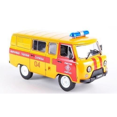 1/43 Uaz 3909 Ambulance 4x4 Fourgonnette Vitrée Pompiers Russe !-Ist-Ixo