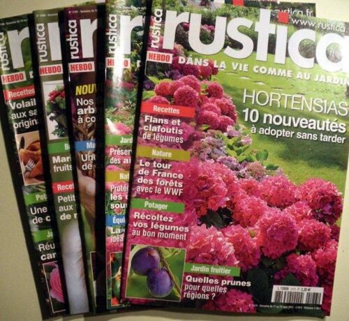 Rustica Hebdo - Lot De 5 N° De 2011 (N°2173-2174-2181-2189-2190)