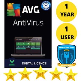 Antivirus Avg Antivirus 2024 (1 An / 1 Pc) Pour Windows