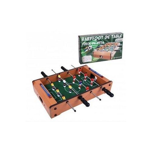 REF : 27 -    BABYFOOT PORTATIF BABY FOOT TANSPORTABLE JEU JOUET DE FOOTBALL DE TABLE DE CAFE JEU JOUET EN BOIS