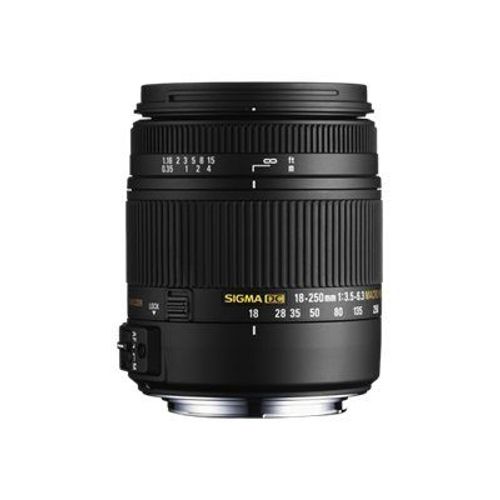 Objectif Sigma - Fonction Zoom - 18 mm - 250 mm - f/3.5-6.3 DC Macro OS HSM - Sigma SA