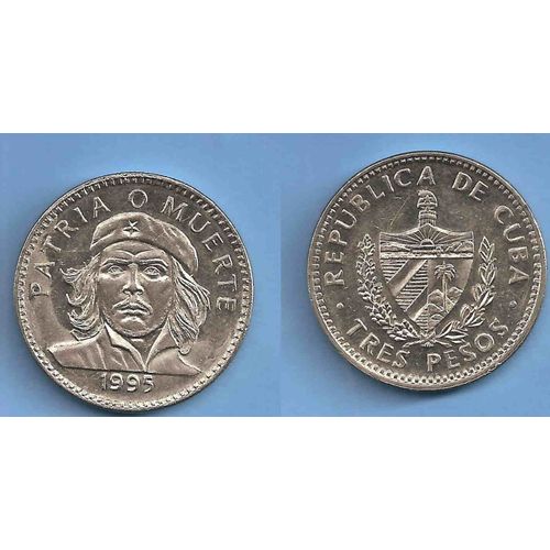 Piece Cuba 3 Pesos 1995 Che Guevara Peso