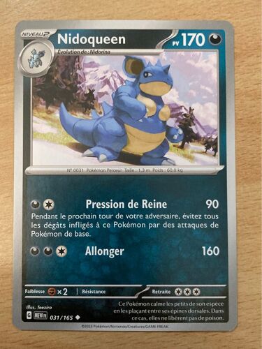 (2359) Nidoqueen 31/165 Pokemon 