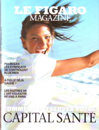 Le Figaro Magazine Le Requin 2p/ Hillary Clinton 8p/ L'art Equestre Cheval 6p/ Jean D'ormesson 1.5p/ Les Freres Farrelly 2p/ Rose & Renan Luce 1p/ Patrick Dempsey 1/2p/ Les Tresors De L'aga Khan 4p/  19396