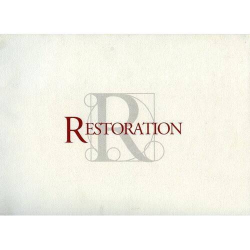 Restoration (Le Don Du Roi), Dossier Presse, Michael Hoffman, Robert Downey Jr., Sam Neill, Meg Ryan