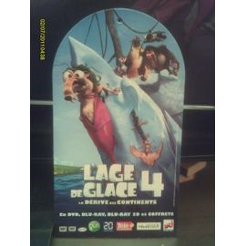Plaque Pub L'age De Glace 4 La Dérive Des Continents 25x14 Carton