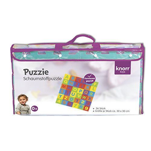 Knorrtoys-21004jeu Tapis Puzzle De Sol Tapis De Jeu Puzzle Tapis Mousse Alphabet Et Chiffres 36pièces Certifié Tv Rhénanie Test Rapport De Juillet 2016