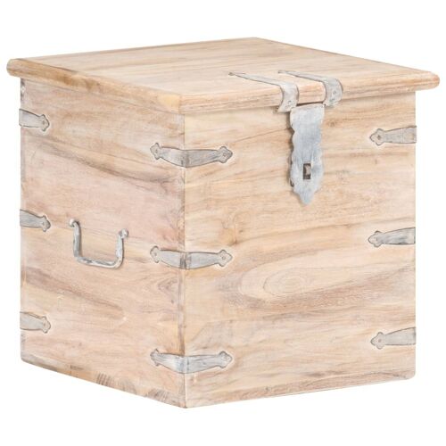 vidaXL Coffre 40x40x40 cm Bois d'acacia solide